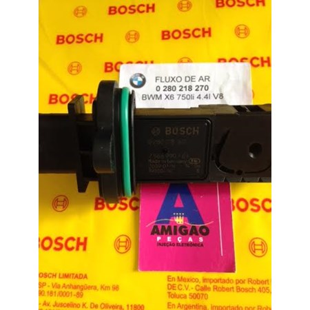 Sensor Fluxo Ar BMW X5 X6 750i 4.4 0280218169 0280218270 Bosch Novo!